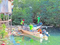 Semporna village nets 800kg of waste in cleanup