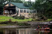 Flash flood emergency strikes Texas year after Camp Mystic disaster