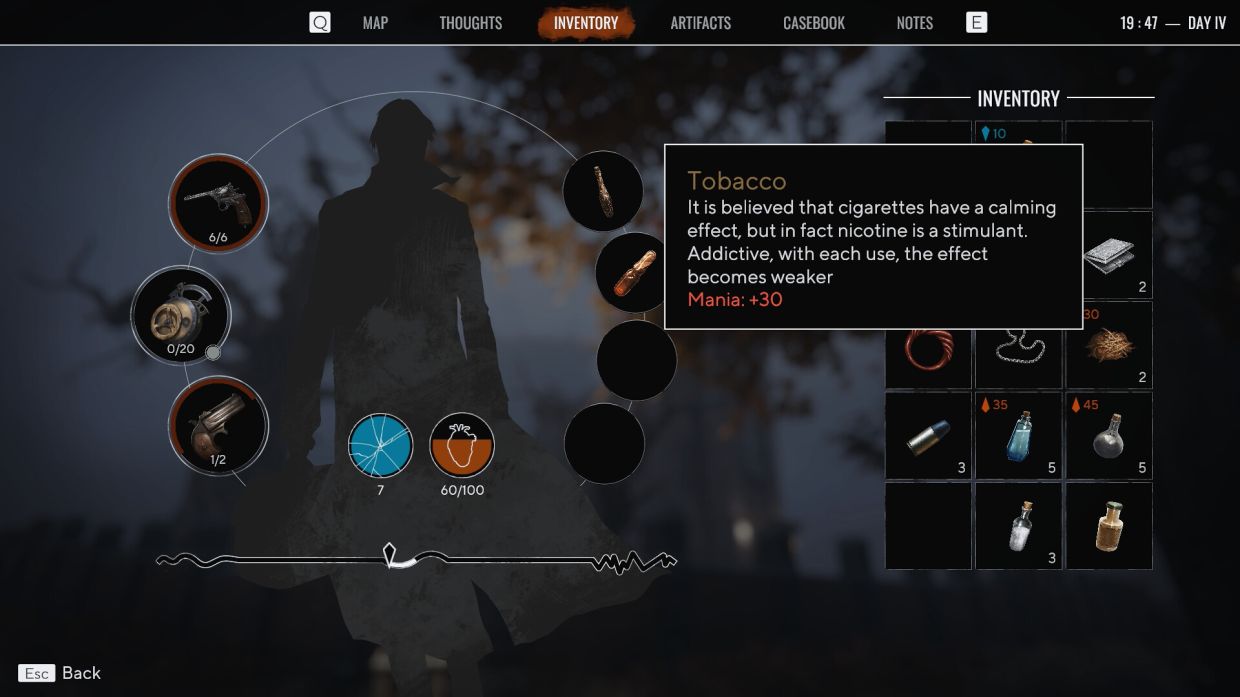 Pathologic 3 is structured around completely different mechanics than its predecessor. Instead of worrying about hunger or sleep, you have to steer Dankovsky’s mental equilibrium.