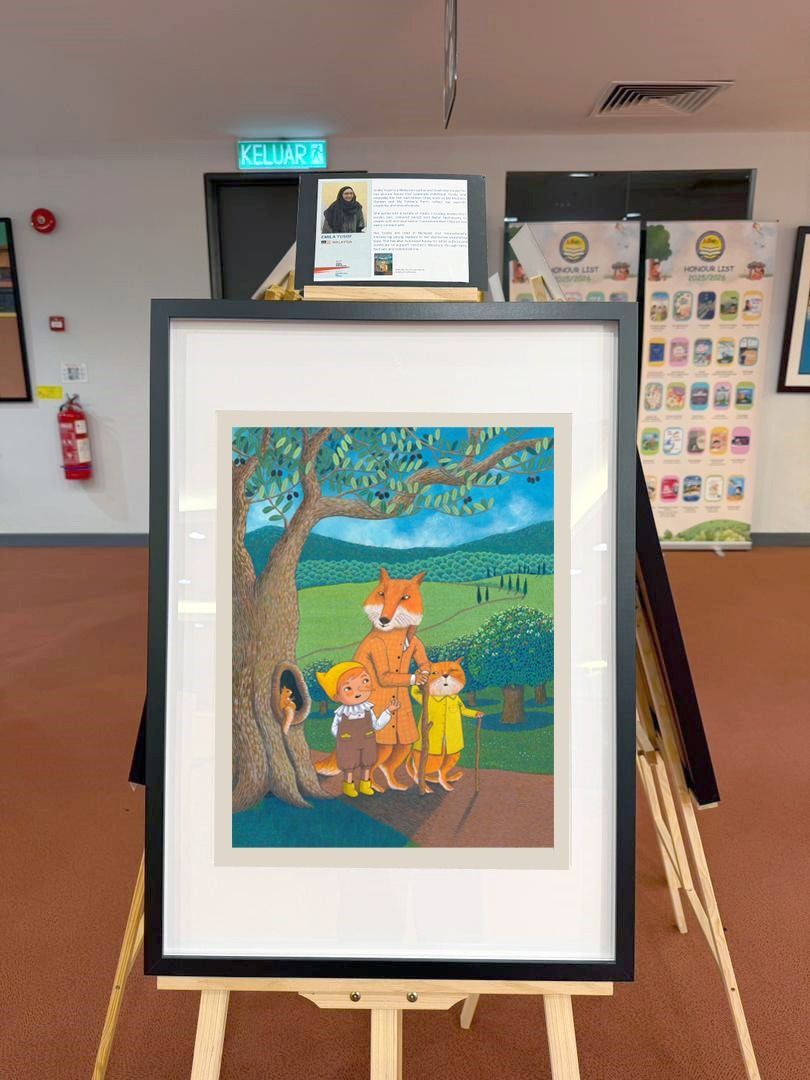 Emila’s artwork, inspired by Chapter 12 of 'The Adventures Of Pinocchio: The Story Of A Puppet', is part of the touring exhibition 'Pinocchio's New Clothes' at the Raja Tun Uda Library in Shah Alam this month. Photo: Nor Azhar Ishak