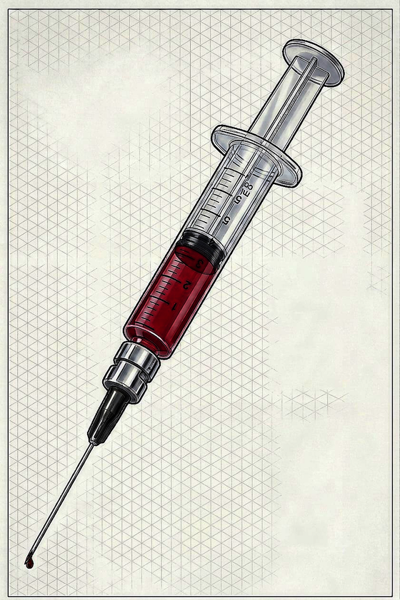 Hepatitis C is spread through infected blood and bodily fluids. (This visual is human-created, AI-aided)