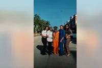 Street sweeper gets heartwarming birthday surprise from daughters