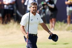 Golf-DeChambeau answers Faldo's 'zero clue' jibe with 67 at Birkdale