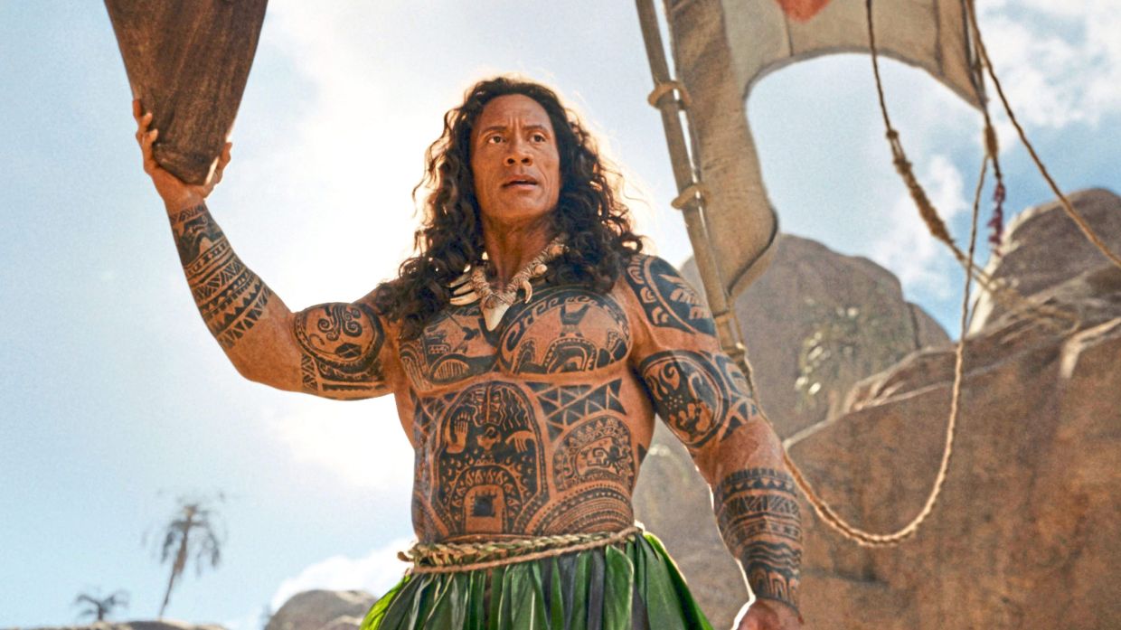 Maui – the role Dwayne Johnson plays in Disney’s Moana – is, the American actor will tell you, something closer to an inheritance.