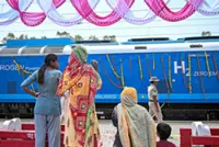 Hydrogen train begins run