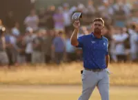 Golf-DeChambeau gets two-stroke penalty at Open, drops to fifth place