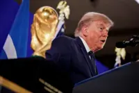 Soccer-Trump back in World Cup spotlight after starring role in tournament's controversies