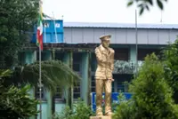 Founding father: statues of Myanmar's Aung San disappear