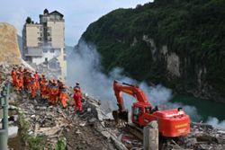 Landslide in China's Chongqing kills at least eight and leaves 34 missing