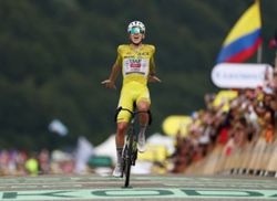 Cycling-Pogacar rides to solo win on Tour de France stage 14 to increase overall lead