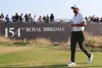 Golf-From delivery room to Claret Jug dream, Burns takes Open lead