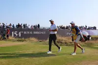 Golf-South Korea's Kim leads Open as Burns falters