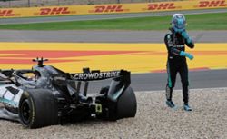 Motor racing-F1 title contender Russell out of Belgian GP