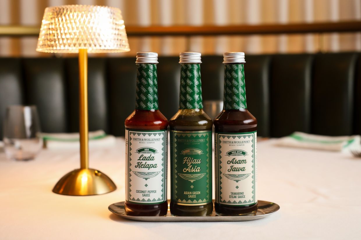 Pair your steaks with the eatery’s three Malaysia-exclusive sauces.