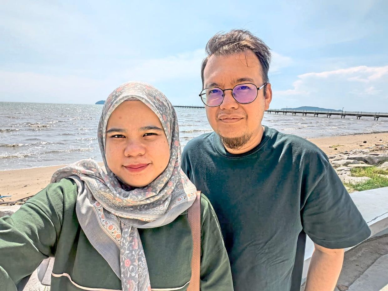Ahmad Saiful Bahri says he is thankful for wife Azilawaty Aziz for inspiring some of his app ideas. — AHMAD SAIFUL BAHRI MAT AMIN