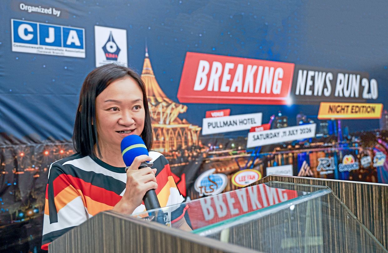 Nancy describes the Breaking News Run as a celebration of unity and healthy living.