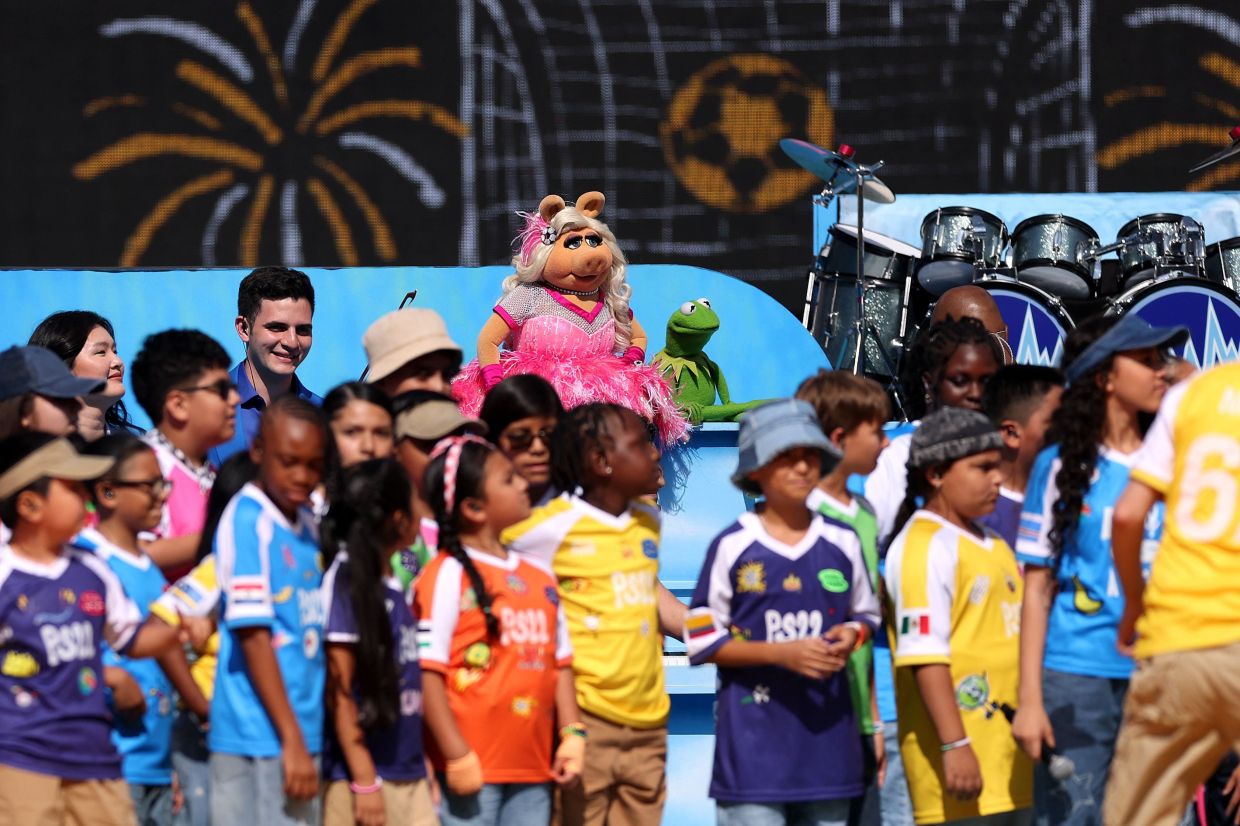 Miss Piggy and Kermit the Frog. Photo: AFP