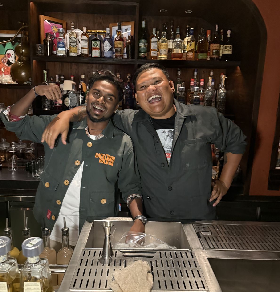 Thaneh of Backdoor Bodega (left)and Raka of Night Rooster.