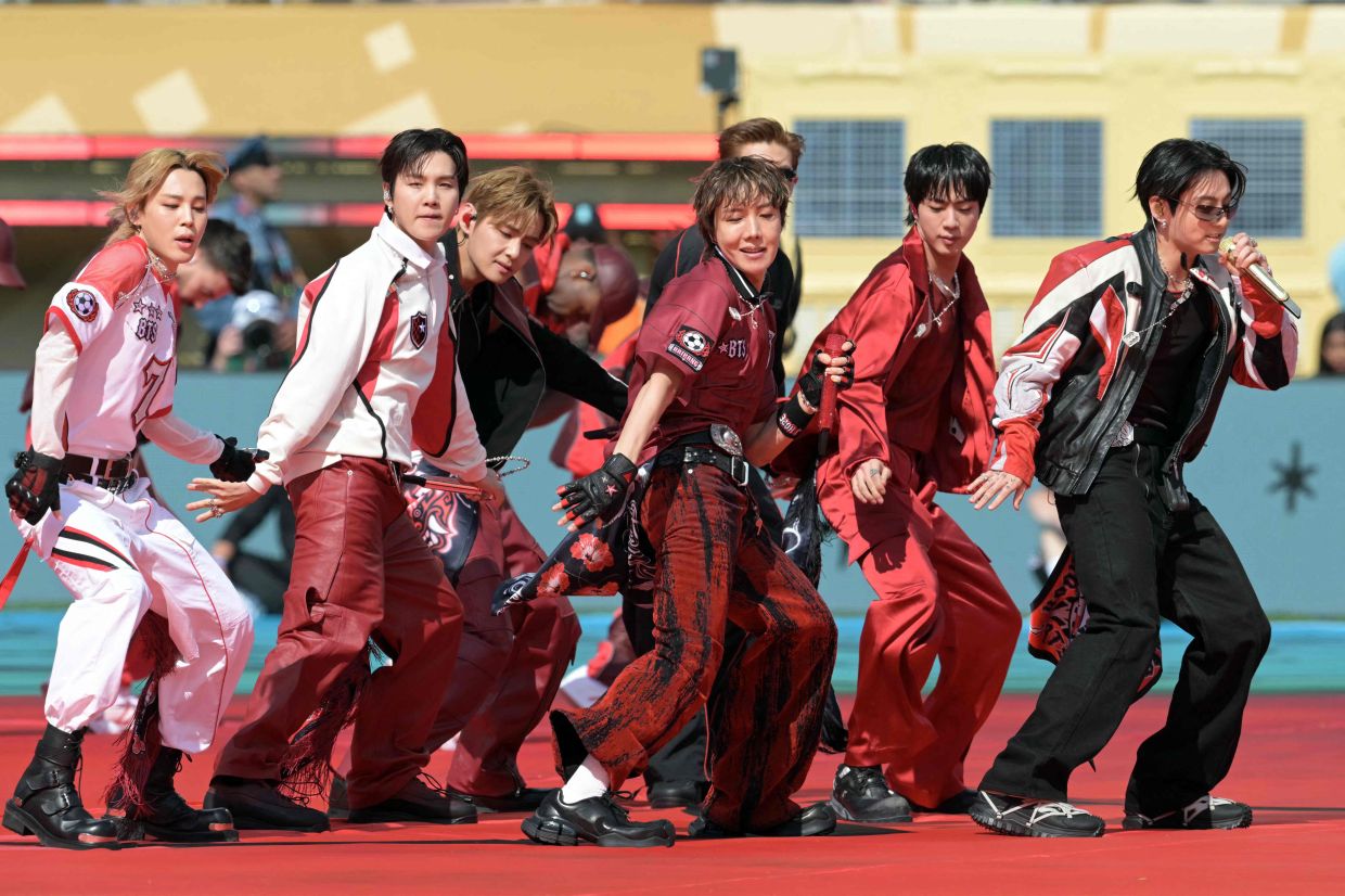BTS. Photo: AFP