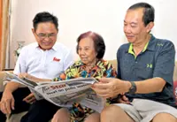 Still turning the pages at 91