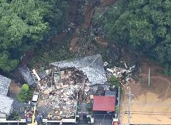 Two dead after house collapses in heavy rains near Tokyo