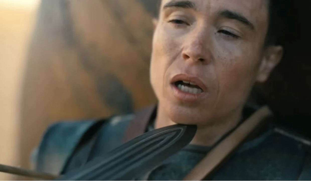 Elliot Page in The Odyssey.