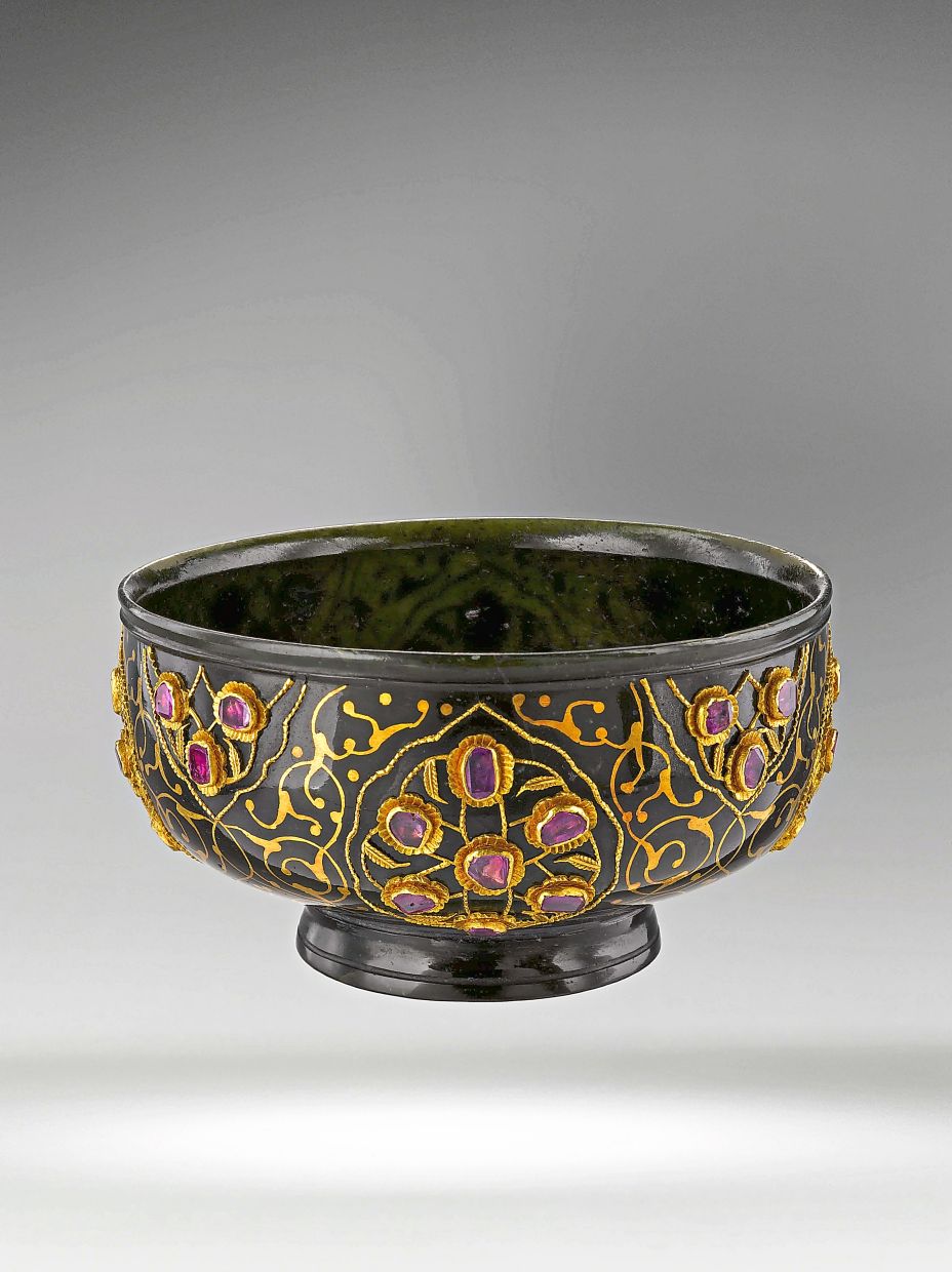 This exquisite cup embodies the globalisation of the late medieval and early modern eras. Photo: Department of Islamic Art, MR 2022009 Musée du Louvre, Dist GrandPalaisRmn/Hughes Dubois