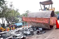 Seized cryptocurrency mining equipment bites the dust in Shah Alam