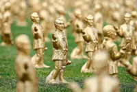 Hundreds of miniature Mozarts bring a larger-than-life legacy into focus