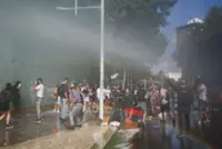 Protesters clash with Albanian police in demonstrations triggered by Kushner resort plan