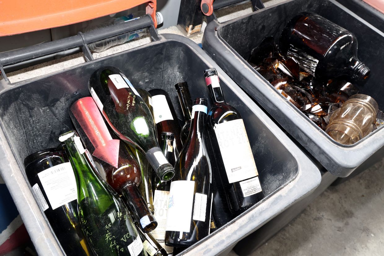 Give your used bottles a second life by sending them for recycling.