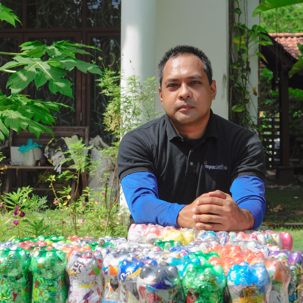 Mohd Faisal is doing his part for a greener community. Photo: Mohd Faisal Abdur Rani