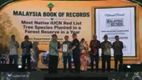 Sarawak Forest Dept enters Malaysia Book of Records for tree restoration initiative