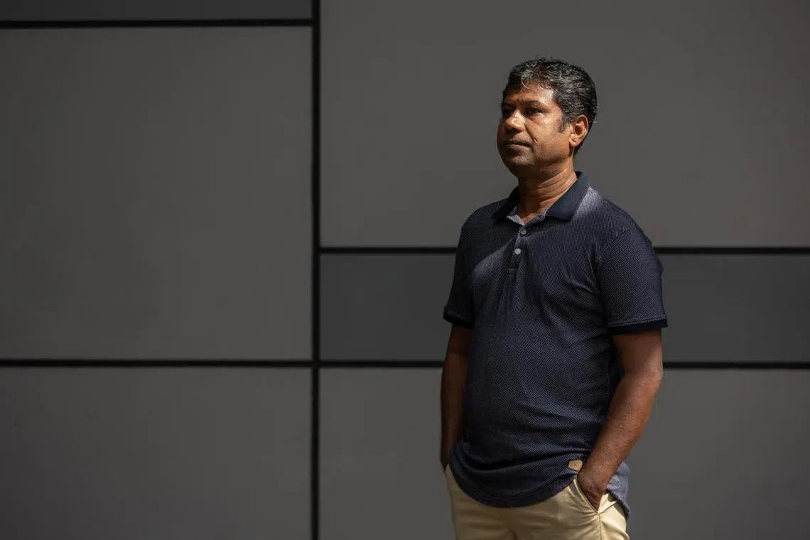 Indian national Vanjur Maideen Syedabthahir is in Singapore to seek help. - Photo: ST