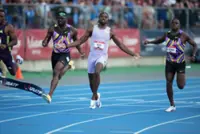 Athletics-Lyles slams door on 100m field at US Championships