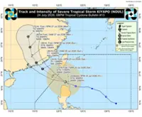 Kiyapo strengthens into severe tropical storm as Signal No. 3 raised over Babuyan Islands