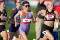Athletics-Hiltz wins US championships 1,500m title once again