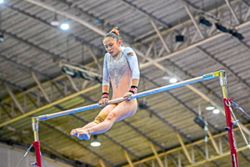 Gymnast Rachel seals final ticket in uneven bars