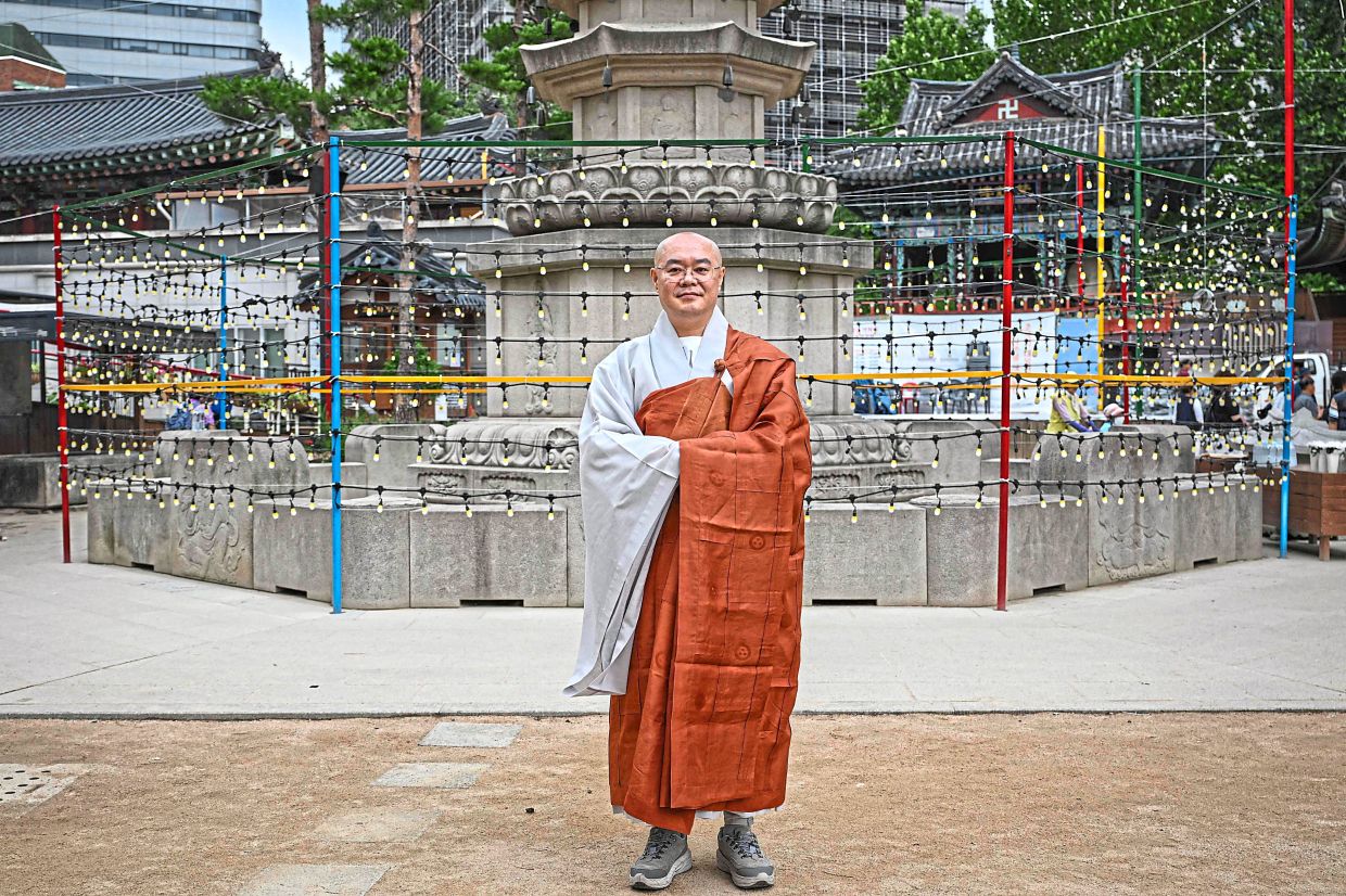 Enlightened path: Jogye Order spokesman Myojang says the order is looking to make Buddhism more ‘approachable’. — AFP