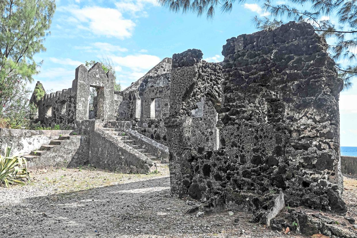 Traces of time: Remnants of the Royal Palace in the Medina of Iconi, south of the Comorian capital, Moroni. It was among the six centuries-old medinas in Comoros added into Unesco – once historic sultanates along Indian Ocean trade routes – to its World Heritage List, raising hopes for their preservation. — AFP