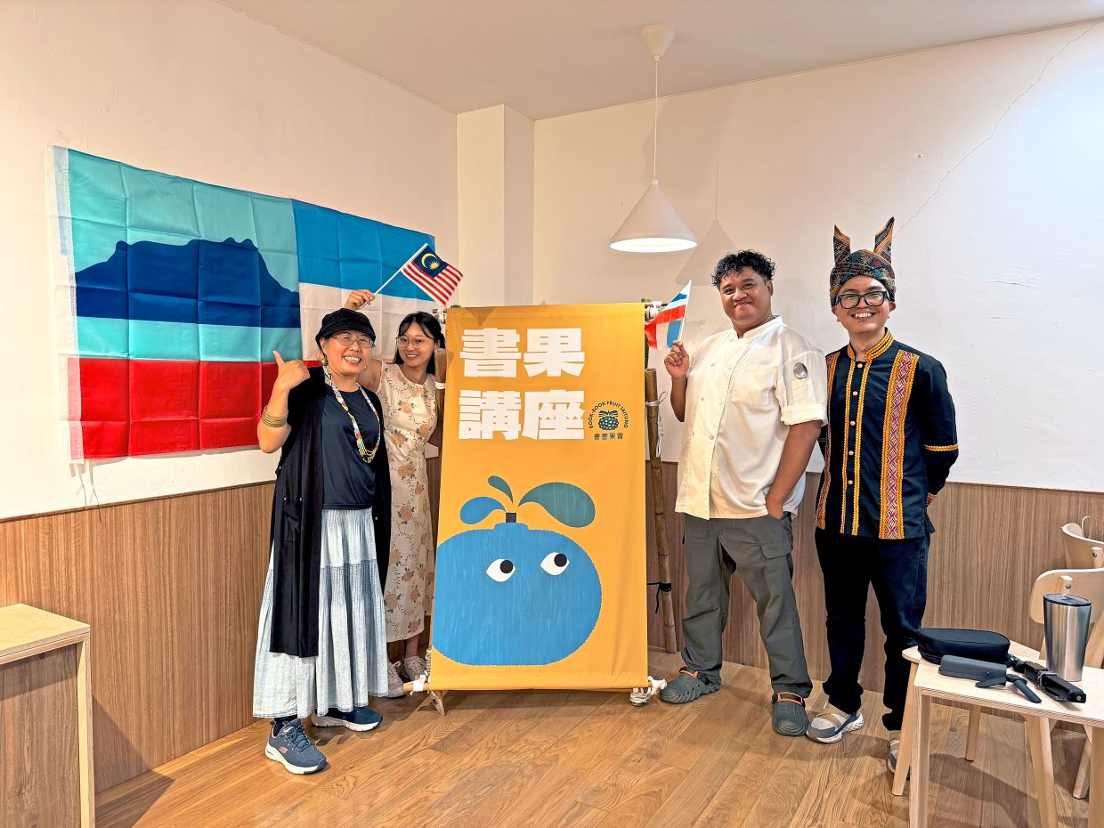 Jaujip, dressed in a traditional Kadazandusun shirt and headgear, recently did a culinary residency in Taiwan. — PISON JAUJIP