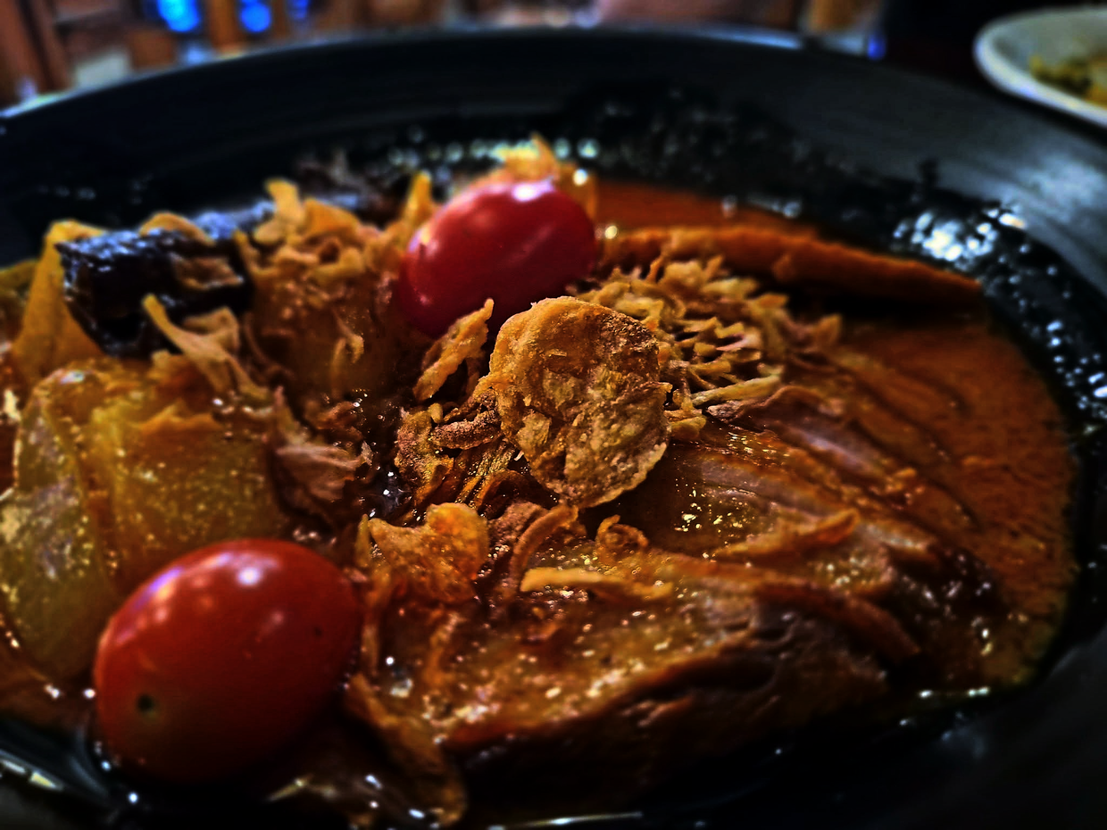 Massaman duck curry at Gina’s.