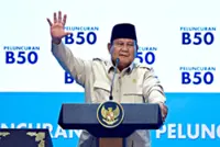 Prabowo’s approval rating drops to 51.1%