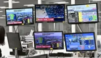 Powerful quake hits southern Japan, deaths feared in shopping mall explosion