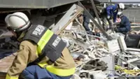Explosion at famous Kumamoto Mall in southwestern Japan leaves people trapped and injured