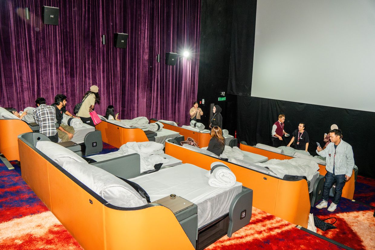 The TGV Cinema at Pavilion Damansara Heights includes one Indulge Bed Cinema featuring Coway Berex bed seats to enhance movie-goers’ experience.