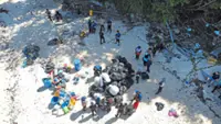 Seri Buat Island cleanup nets 600kg of marine debris