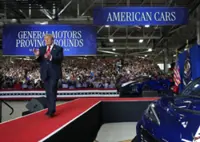 Trump touts tariffs, auto revival during Michigan visit