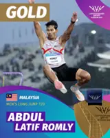 Para long jump champ Abdul Latif wins Malaysia's fifth gold in Glasgow