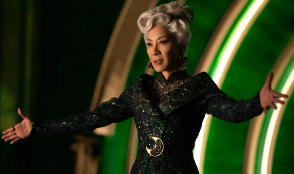 Michelle Yeoh won fans over with her portrayal of Madame Morrible in 'Wicked', and the sequel 'Wicked: For Good' although her singing divided musical theatre fans. Photo: Handout